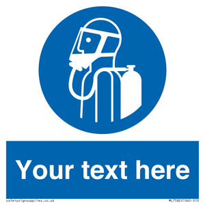 Custom use self contained breathing appliance